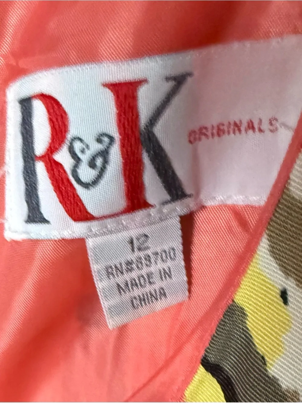 R&K Dress Matching Belt & Bolero Cardigan Size 12 Tangerine Multicolor Dress 😍